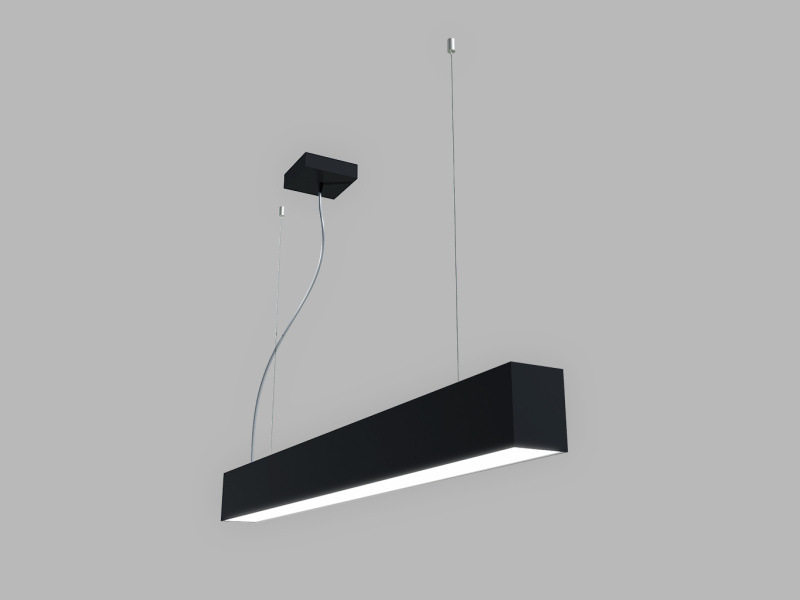 Led2 Lineární závěsné LED svítidlo LINO II 90 cm Barva: Černá, Stmívání, řízení: TRIAC, Vyzařování světla: dolů