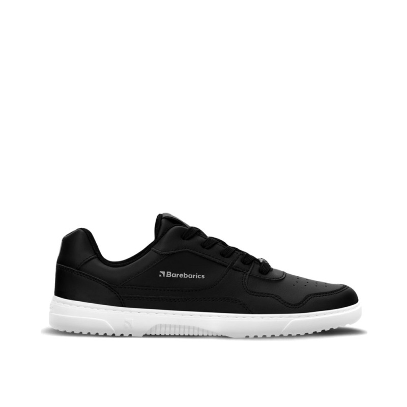Barefoot tenisky Barebarics Zing - Black & White - Leather - 38