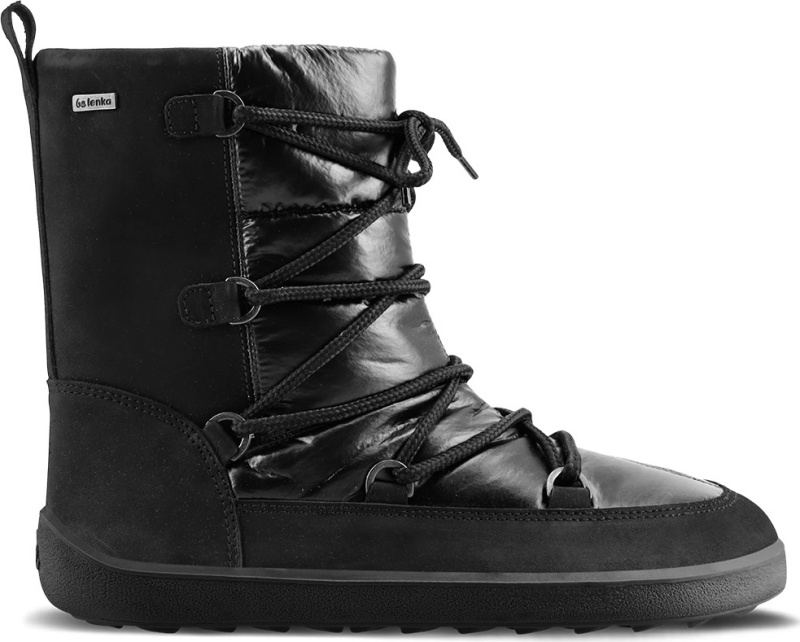 Zimní barefoot boty BE LENKA Snowfox - Black Velikost: 36
