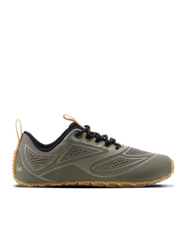 Barefoot boty BE LENKA Trailtech khaki zelená Velikost: 36