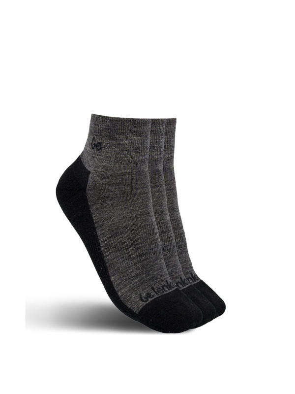 Barefootové ponožky Be Lenka - Crew - Merino Wool – Grey - 3 pack Velikost: 39-42