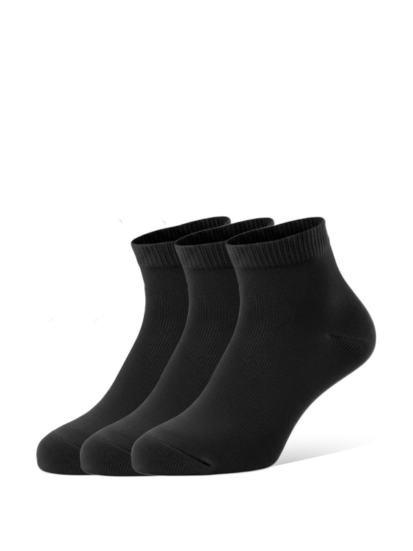 Barefootové ponožky BE LENKA Low-cut Essentials černá 3 pack Velikost: 43-46