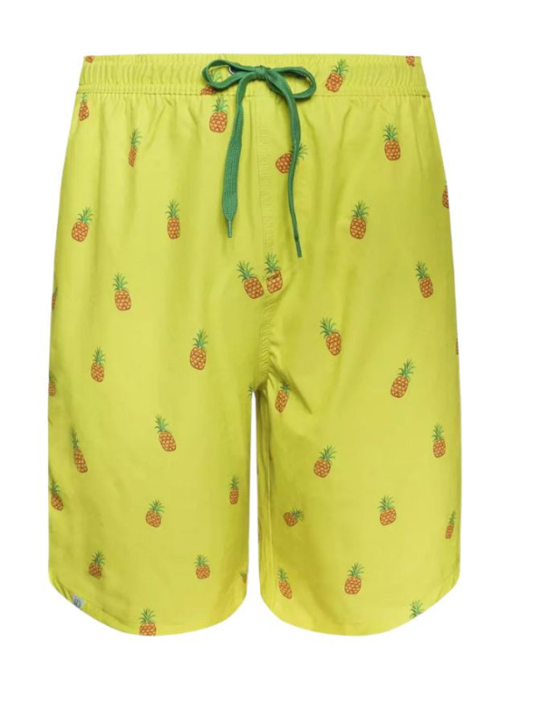 Veselé pánské plavky Dedoles Svěží ananas (D-M-BW-ST-C-RP-1591) S