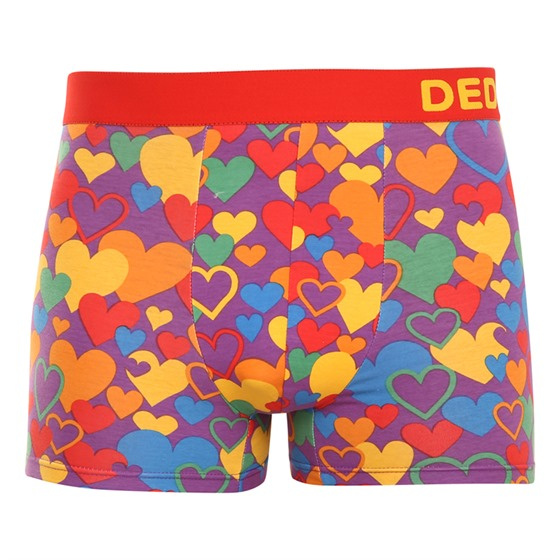 Veselé pánské boxerky Dedoles Pestrobarevná láska (GMMT1315) S, trenky / trenýrky