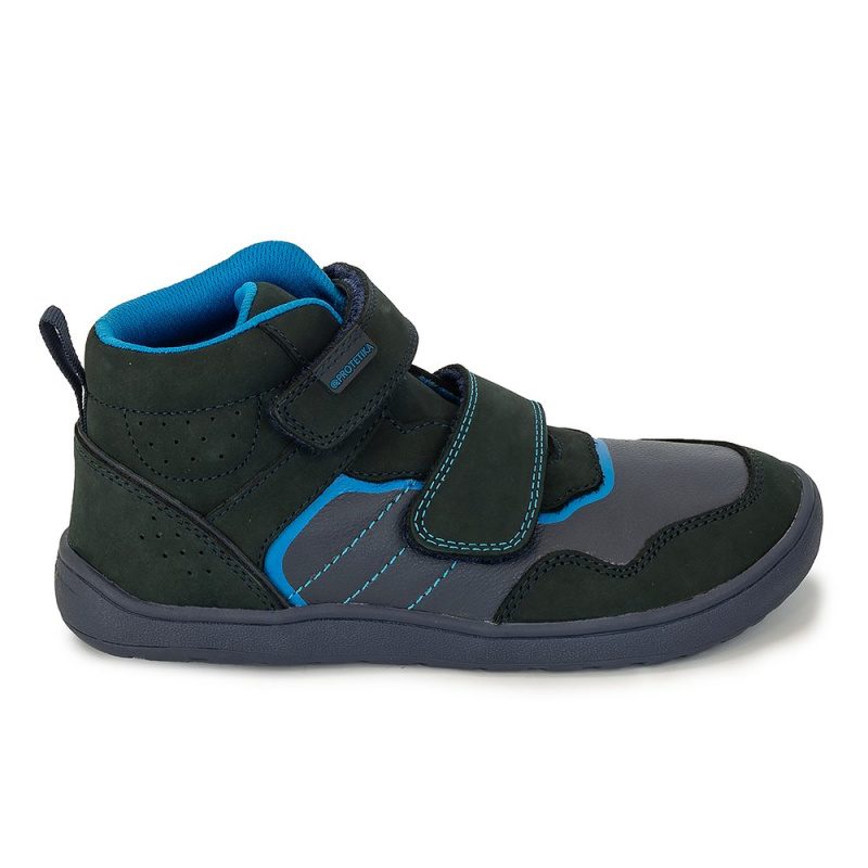 Chlapecké celoroční boty Barefoot HARDY DENIM, Protetika, tmavě modrá - 21