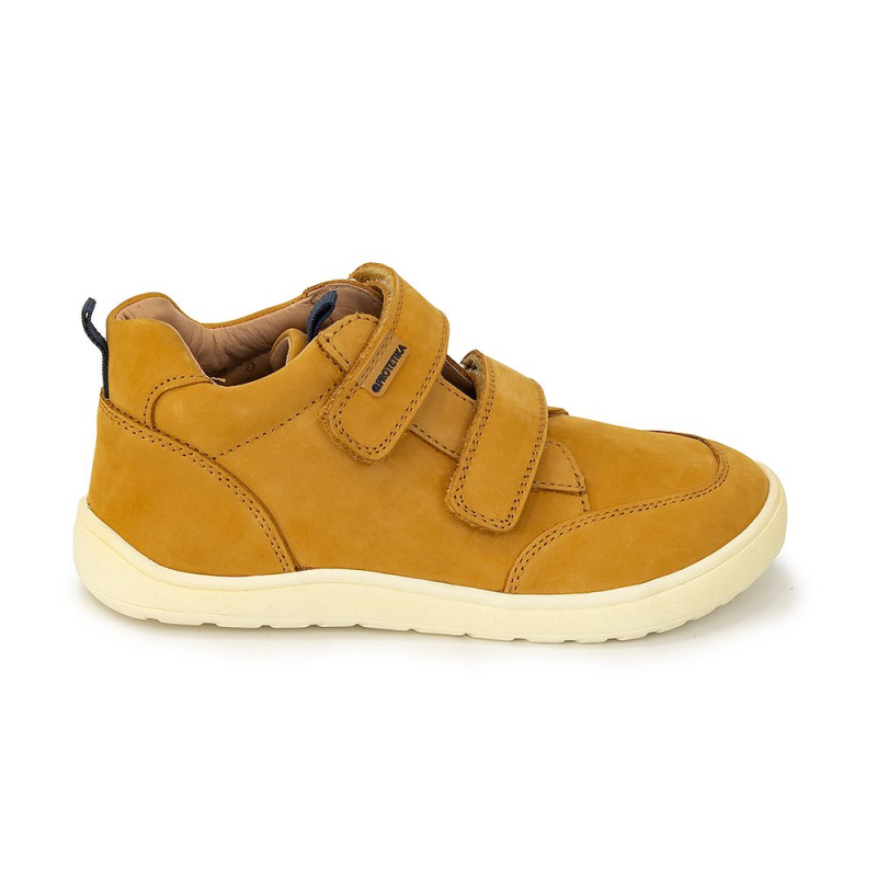 Chlapecké celoroční boty Barefoot DERIL BEIGE, Protetika, béžová - 23
