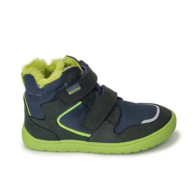 Chlapecké zimní barefoot boty GERO GREEN, PRO-tex, Protetika, zelená - 27