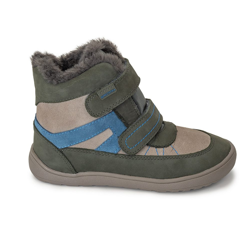 Chlapecké zimní barefoot boty RODRIGO GRIS, PRO-tex, Protetika, šedá - 25
