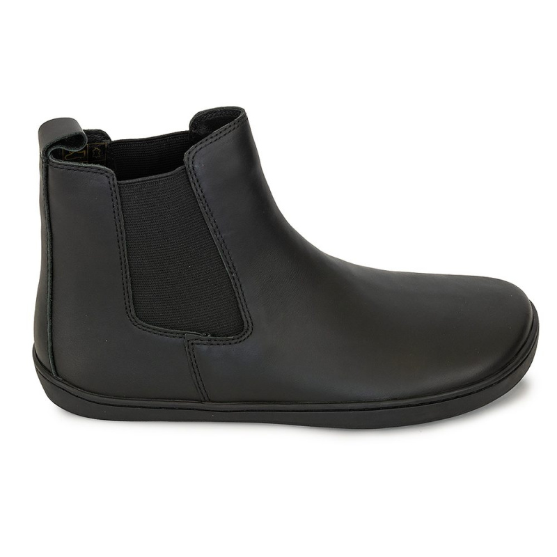 Dámské barefoot zimní boty DEBORA DARK BLACK, Protetika, tmavě černá - 38