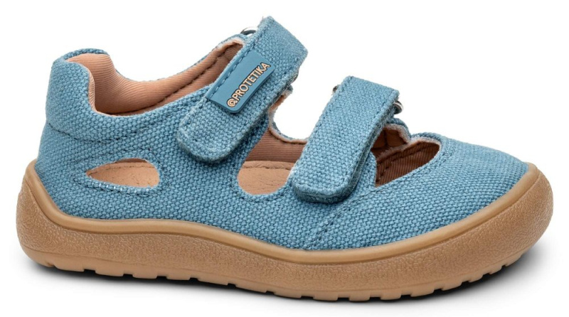 Chlapecké barefoot sandály PROTETIKA TAFI JEANS modrá - 32