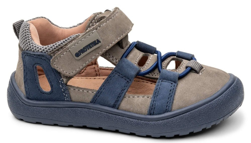 Chlapecké barefoot sandály PROTETIKA KENDY KHAKI hnědá - 24