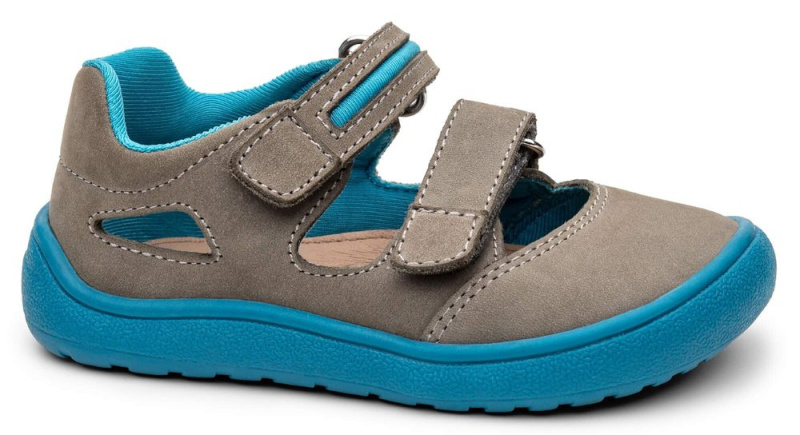 Chlapecké barefoot sandály PROTETIKA NERY KHAKI šedá - 32