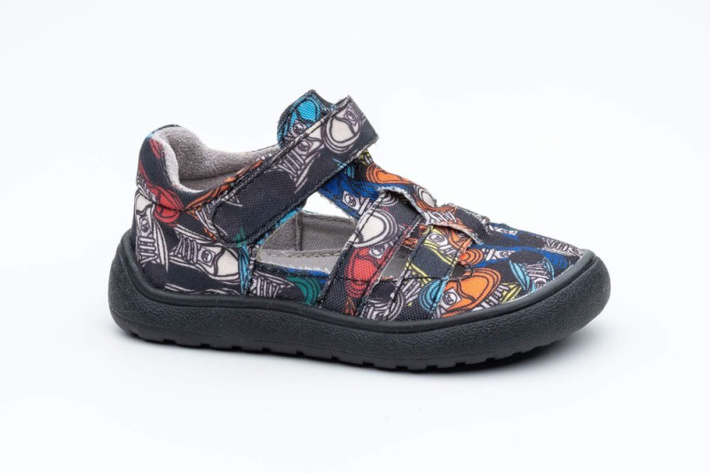 Papuče dětské barefoot Protetika OVE BLACK - 23