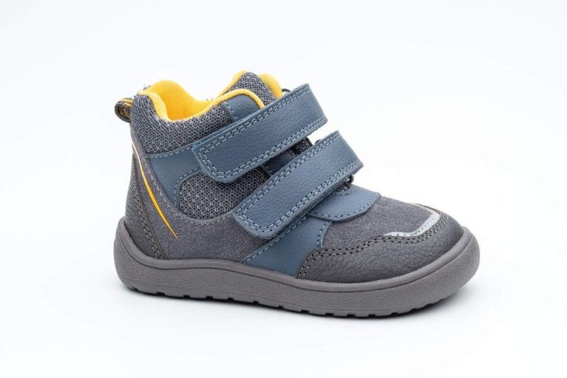 Chlapecké celoroční barefoot boty Protetika BANET GREY - 32