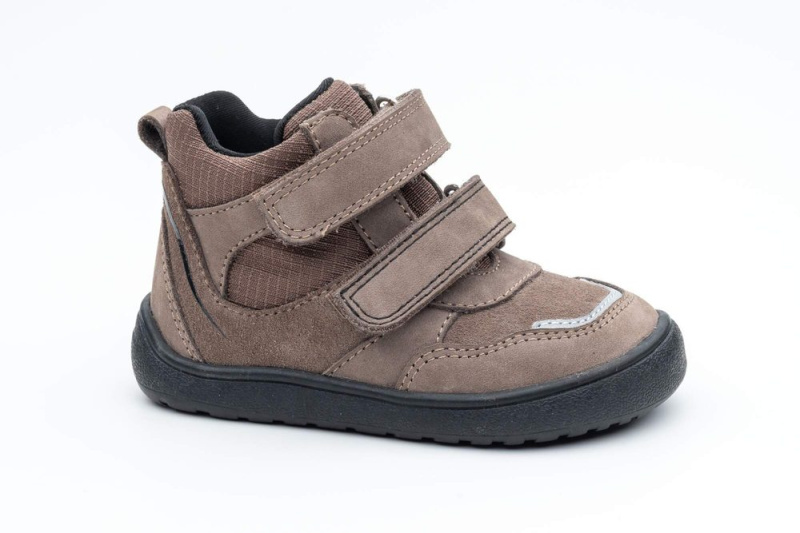 Chlapecké celoroční barefoot boty Protetika BANET BROWN - 22