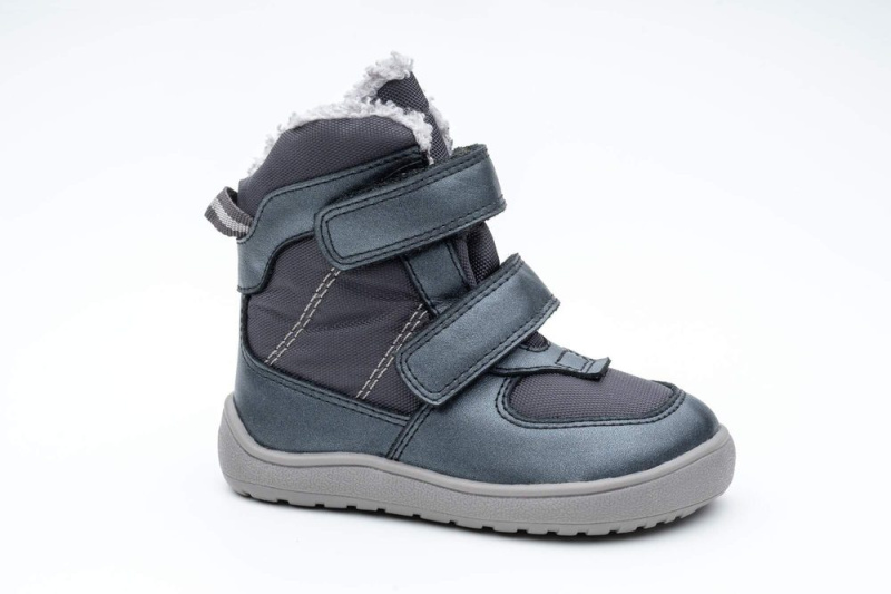 Dívčí zimní barefoot boty PRO-tex LORA GREY - 34
