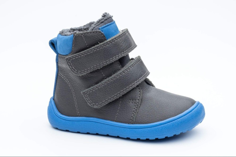 Chlapecké zimní barefoot boty PRO-tex DARYK GREY - 28