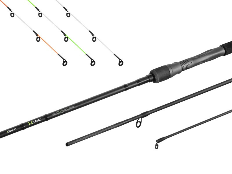 Delphin prut xtenz 3,3-3,6 m 100 g 3-díl