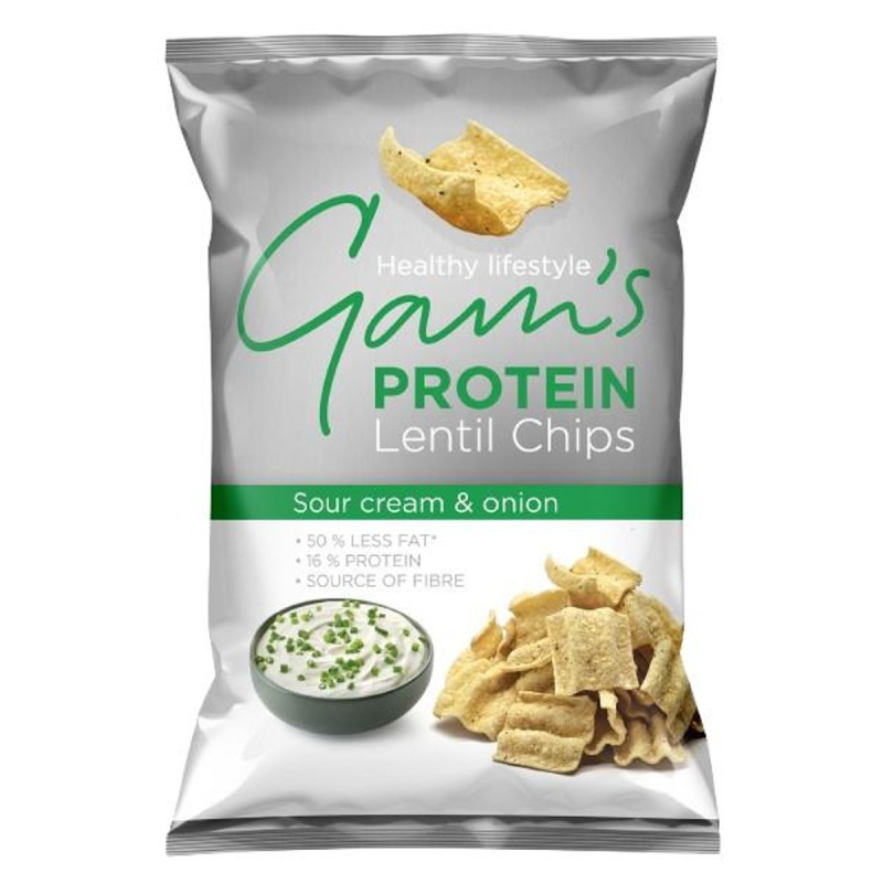 Gam's Proteinové chipsy se smetanou a cibulí