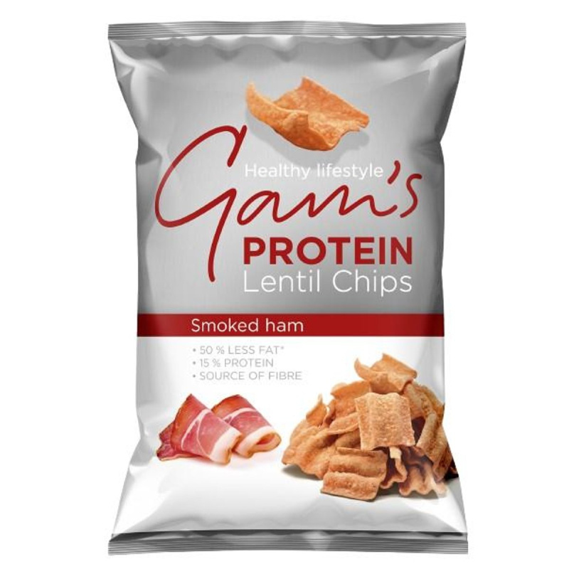 Gam's Proteinové chipsy s uzenou šunkou