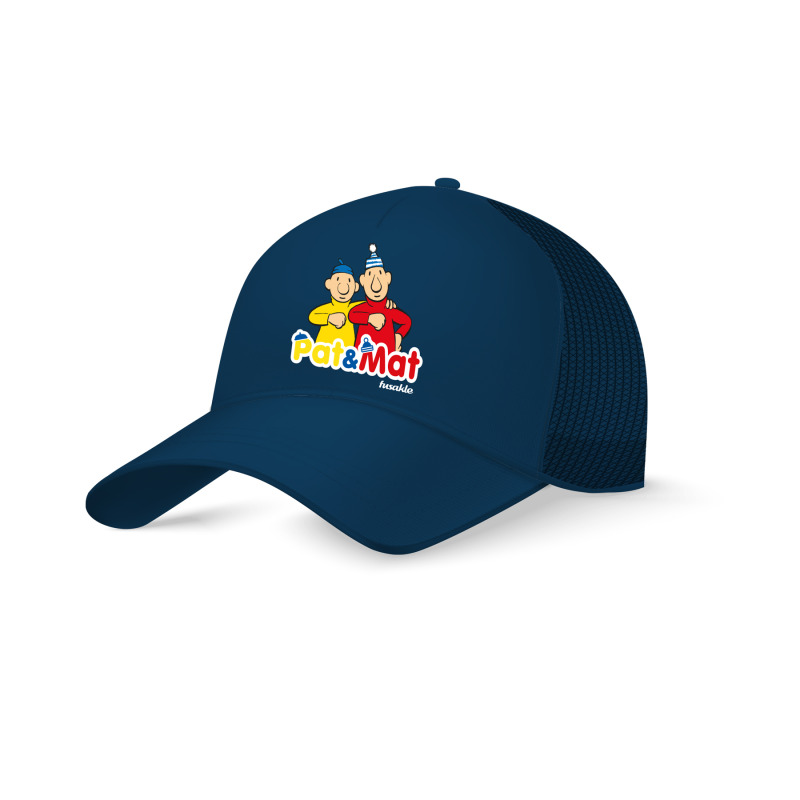 Kšiltovka Pat a Mat modrá