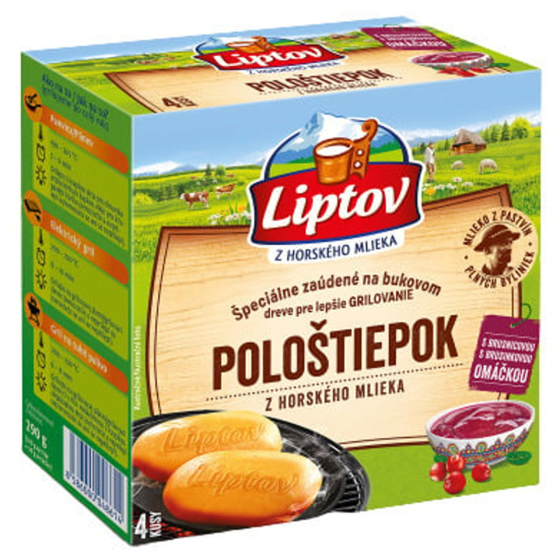 Liptov Pološtiepok na gril s brusinkovou omáčkou, 4 ks