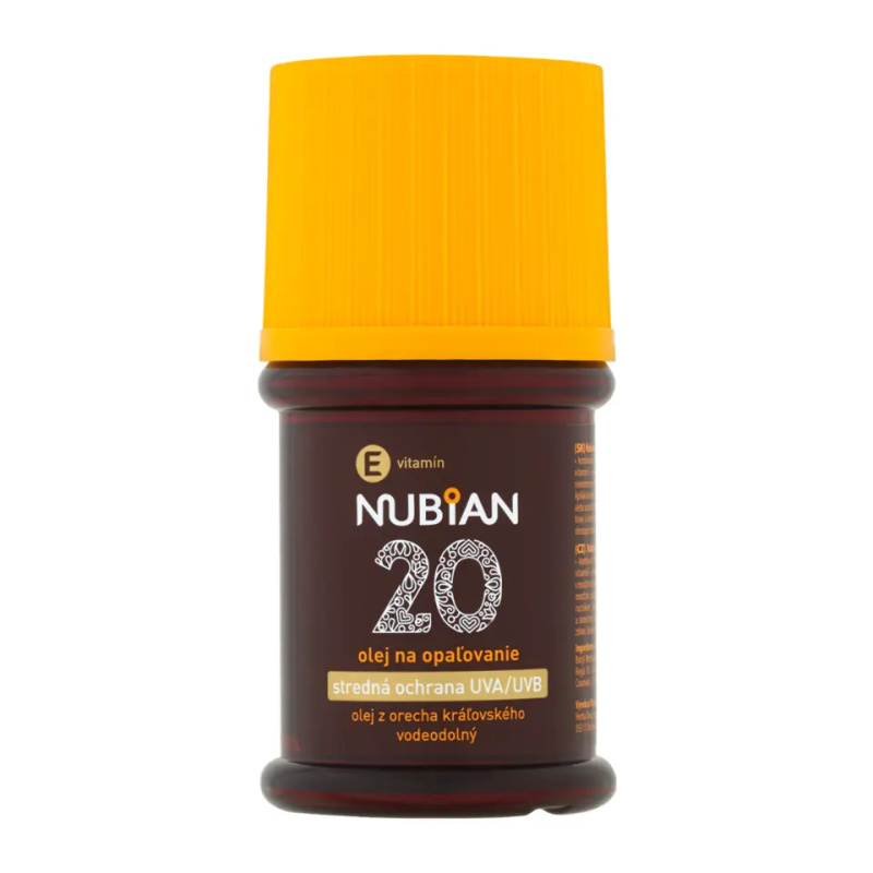 Nubian olej na opalování SPF20  60ml