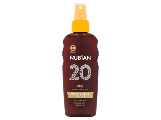 Nubian olej na opalování ve spreji SPF20 150 ml
