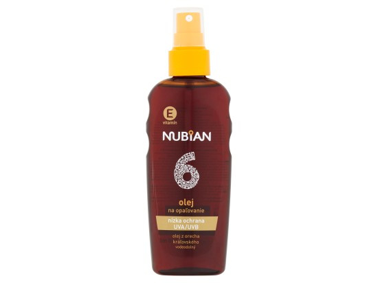 Nubian olej na opalování spray SPF6 150 ml