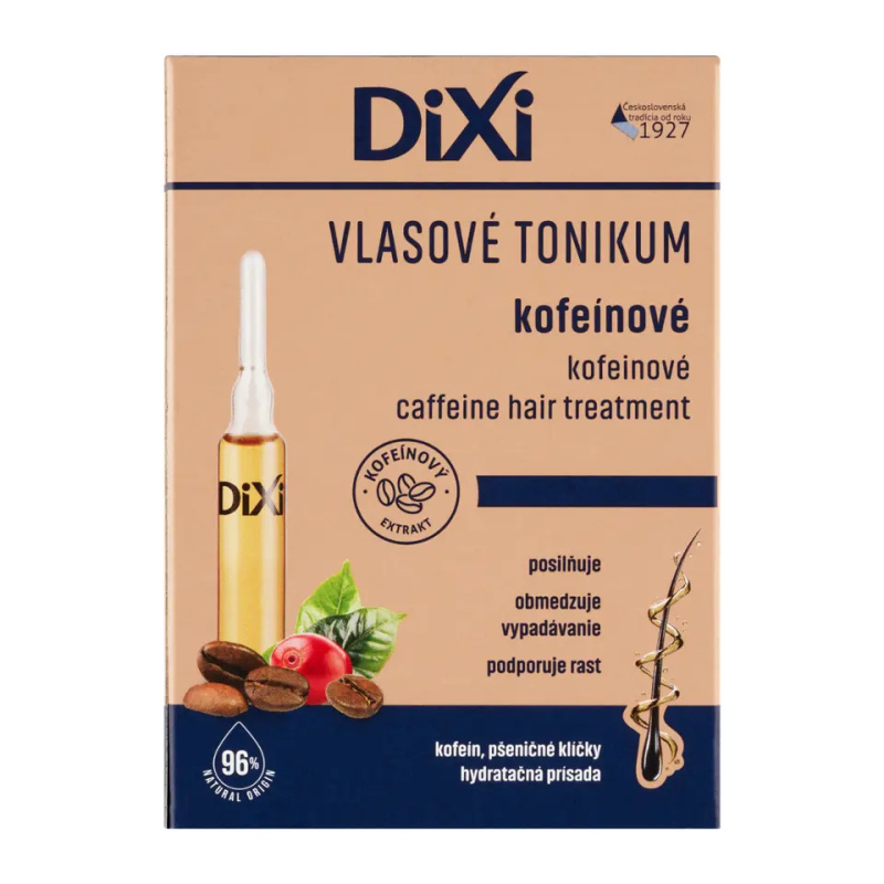 Dixi Kofeinové vlasové tonikum 7 x 10ml