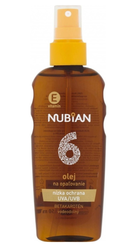 Nubian olej na opalování SPF6 s betakaroténem 150 ml