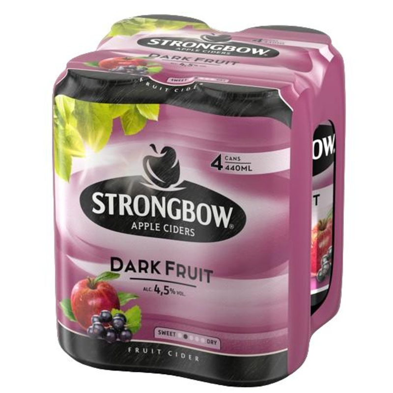 Strongbow Dark Fruit cider 4×0,44 l plech