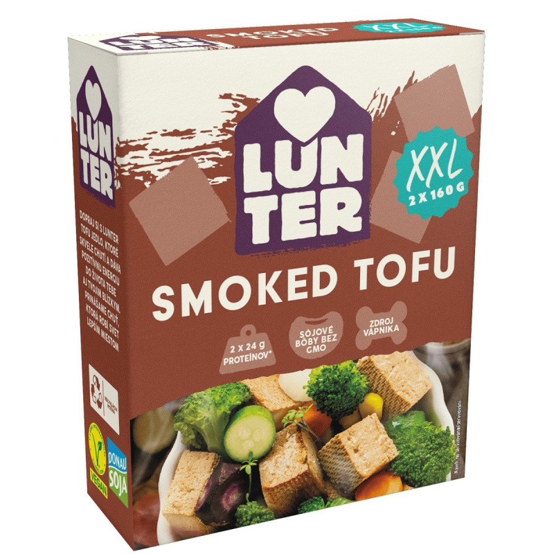 Lunter Tofu uzené XXL  2×160 g