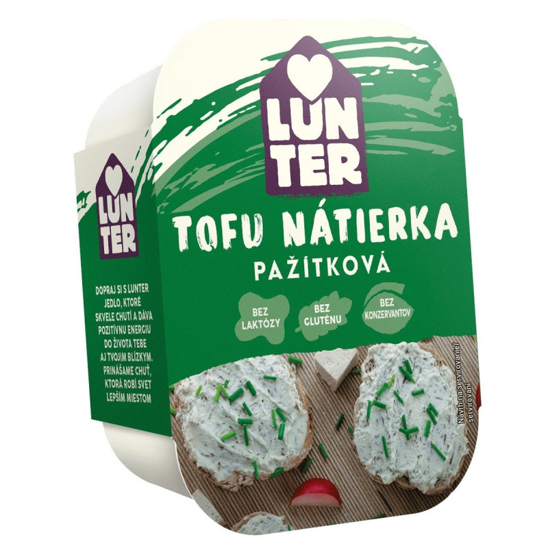 Lunter Tofu krémová pomazánka s pažitkou