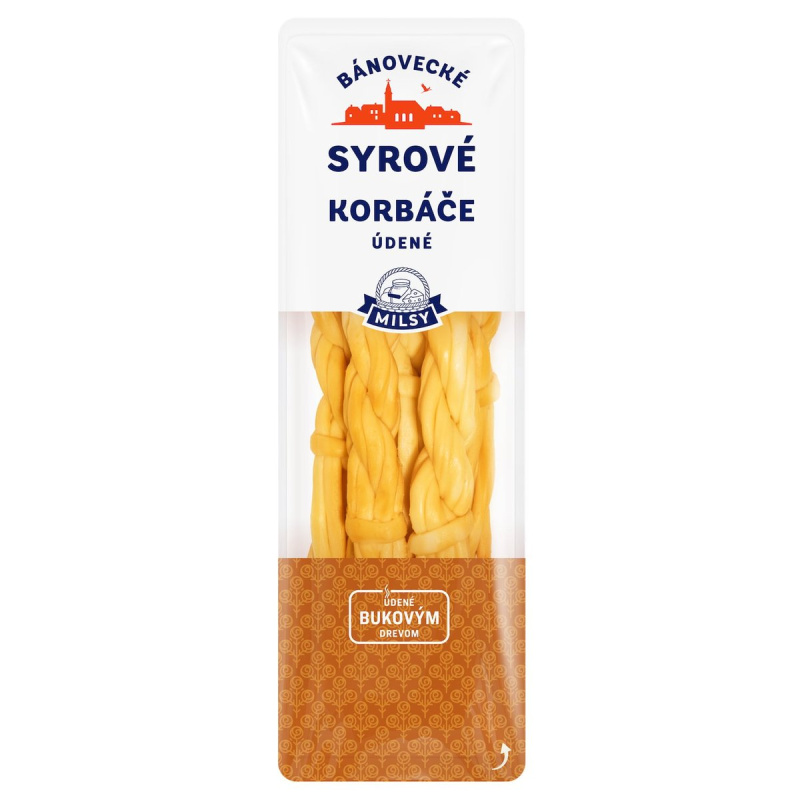 Milsy Sýrové korbáče uzené