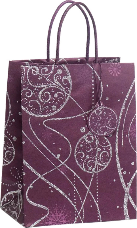 Argus vánoční dárková taška DeLuxe Eco Friendly 18 x 23 cm - 1 kus