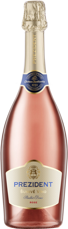 Chateau Topoľčianky Prezident Rosé Doux 8% 0,75l
