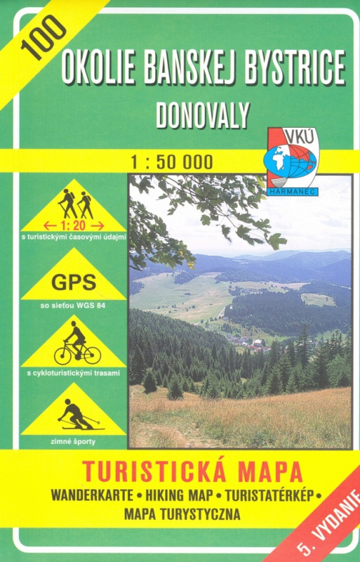 Okolie Banskej Bystrice Donovaly 1:50 000