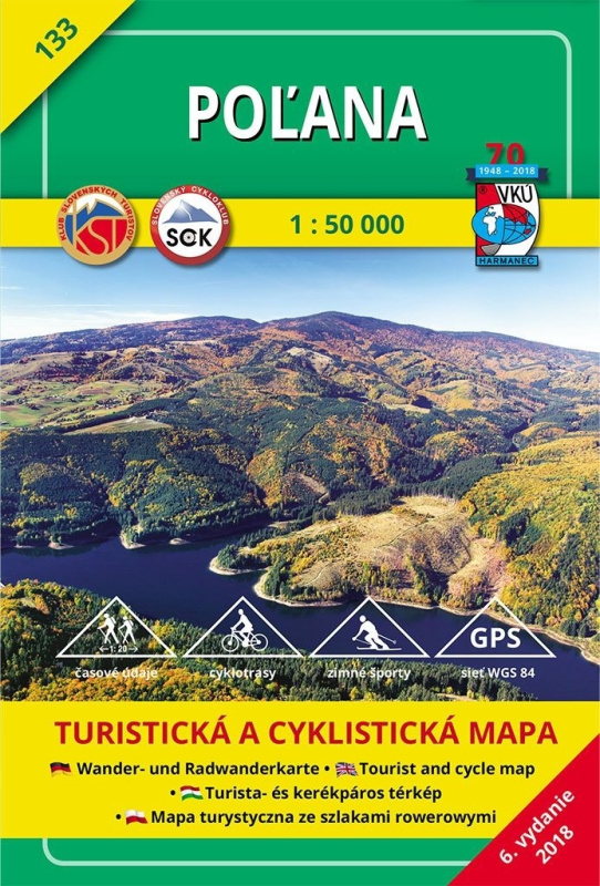Poľana 1:50 000 (turistická mapa č. 133 - 6.  vydanie)