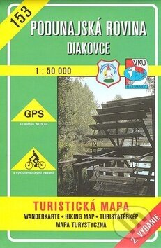 Poddunajská rovina Diakovce 1:50 000 (153 Turistická mapa)