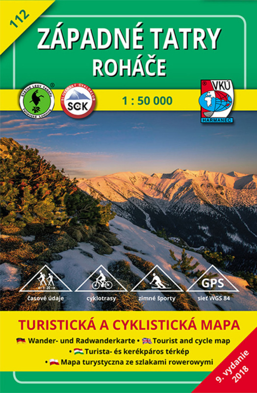 Západné Tatry - Roháče - turistická mapa č. 112 (10. vydanie)