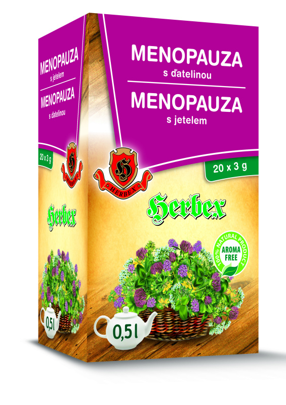 HERBEX Čaj Menopauza s jetelem 20 x 3 g