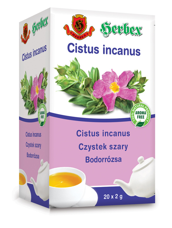 HERBEX Cistus incanus čaj 20 sáčků