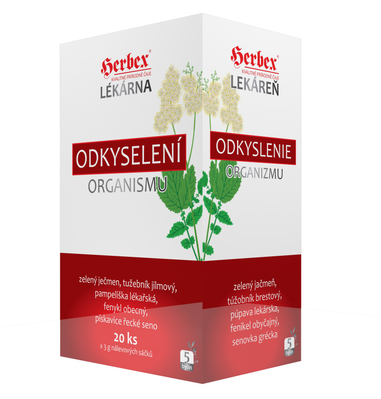 HERBEX Lékárna odkyselení organismu bylinný čaj 20 sáčků