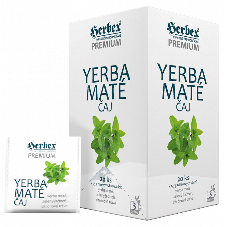HERBEX Yerba maté čaj bylinný 20 sáčků