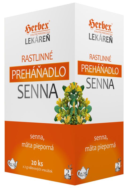 HERBEX Rostlinné projímadlo senna 20 sáčků