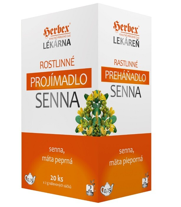 HERBEX Rostlinné projímadlo senna 20 sáčků