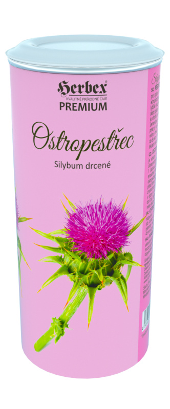HERBEX Ostropestřec Silybum drcené 200 g