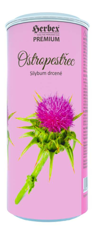 HERBEX Ostropestřec Silybum drcené 200 g