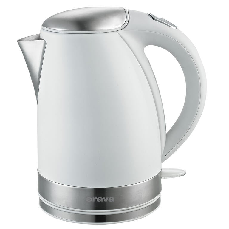 Orava Nerezová varná konvice 1,7 l, bílá